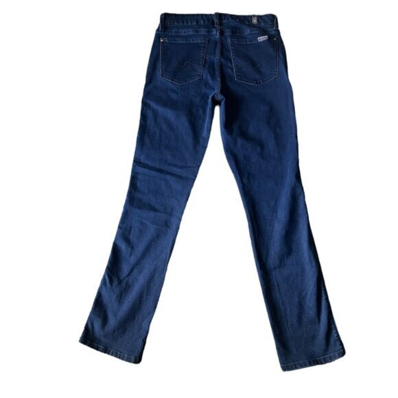 7 For All Mankind Kimmie Straight casual Blue Jeans. Size 30 - Picture 2 of 8